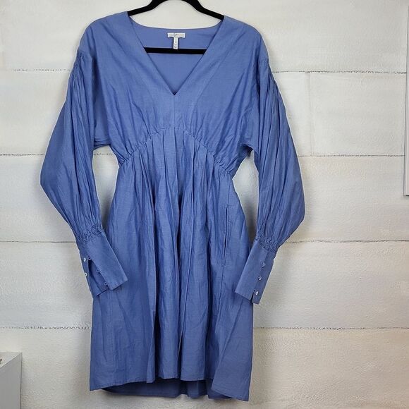 Joie • Robina V-Neck Blouson Sleeve Dress.Size XS - Picture 4 of 12